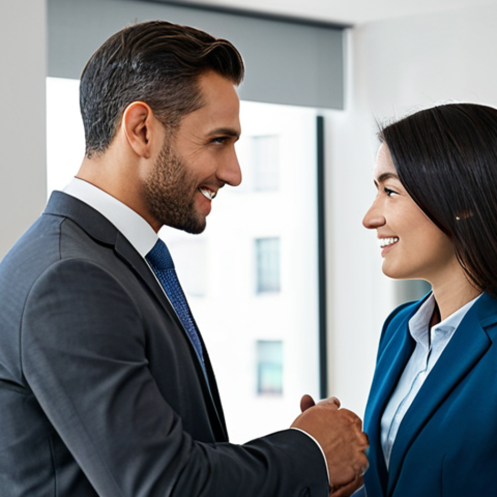 A professional man and woman, fully clothed in modest business attire, are deeply engaged in an active listening conversation within a modern, well-lit office meeting room. They maintain respectful eye contact and display open, natural body language, conveying mutual understanding and trust. The scene captures a moment of effective communication and genuine interaction. safe for work, appropriate content, fully clothed, professional dress, perfect anatomy, correct proportions, natural pose, well-formed hands, proper finger count, natural body proportions, professional photography, high quality.